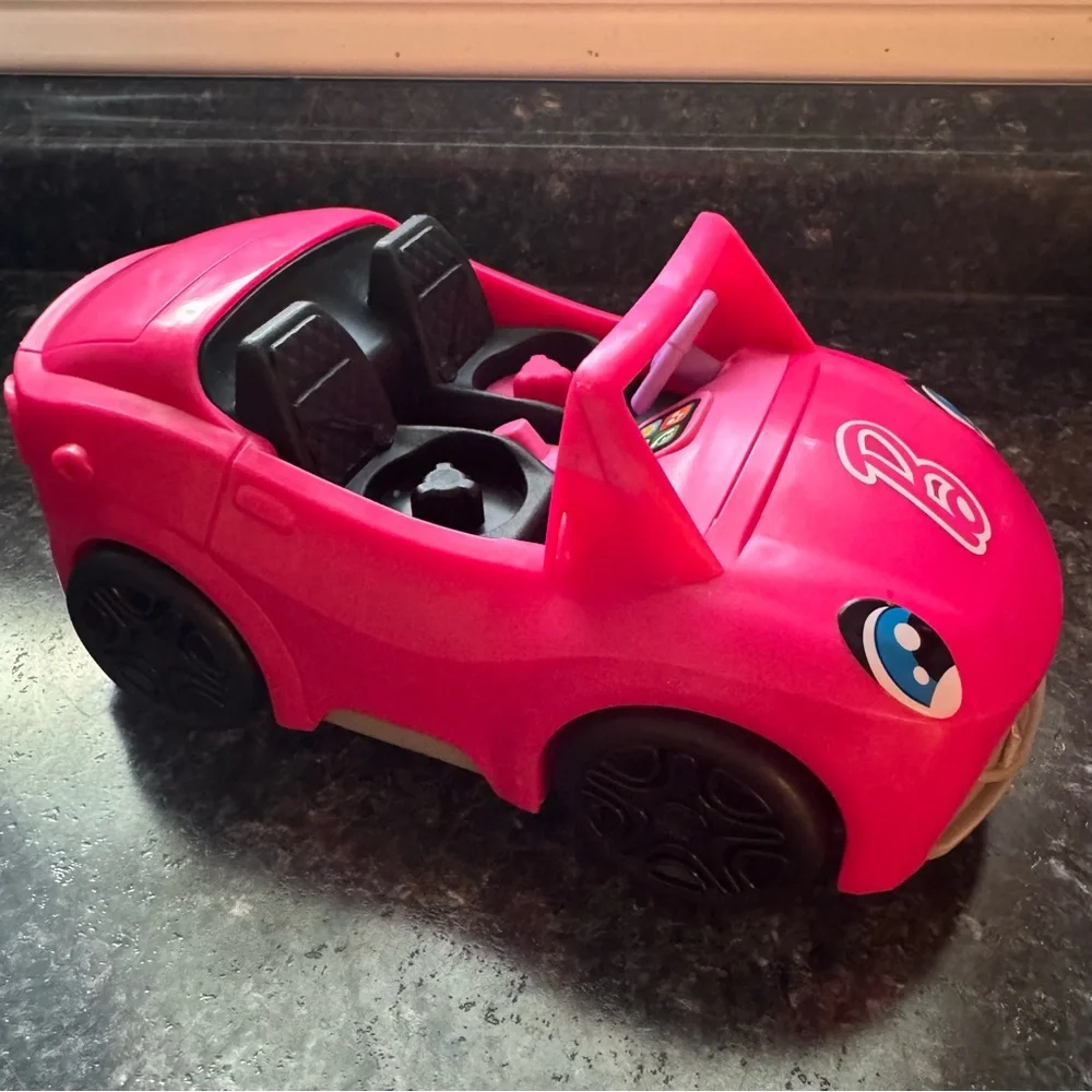 BARBIE‎ x Little People Pink Interactive Convertible Car With Sounds Tested